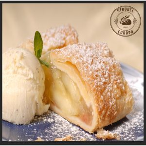 Strudel doce de maçã
