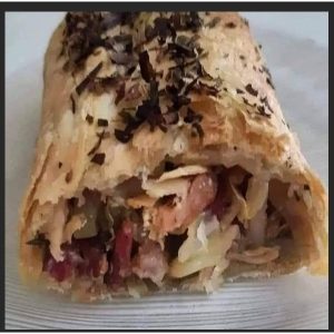 Strudel Repolho com baicon